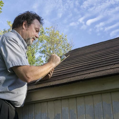 Roofer provides inspection as roofing solution.