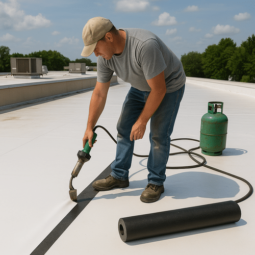 PVC Membrane Roof Repair and Installation